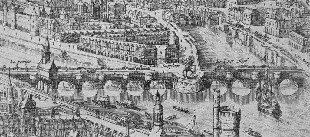 Le Pont-Neuf et la Place Dauphine en 1617