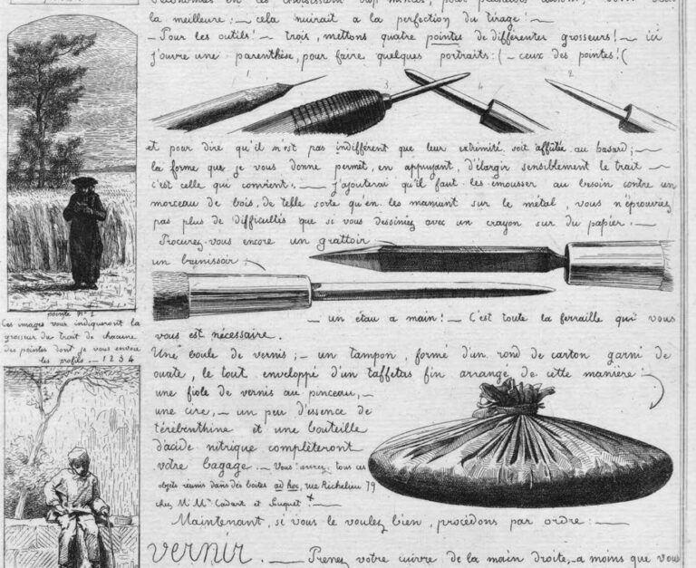 Analyse d’Estampe: Lettre Sur La Gravure – Martial Potémont – 1864